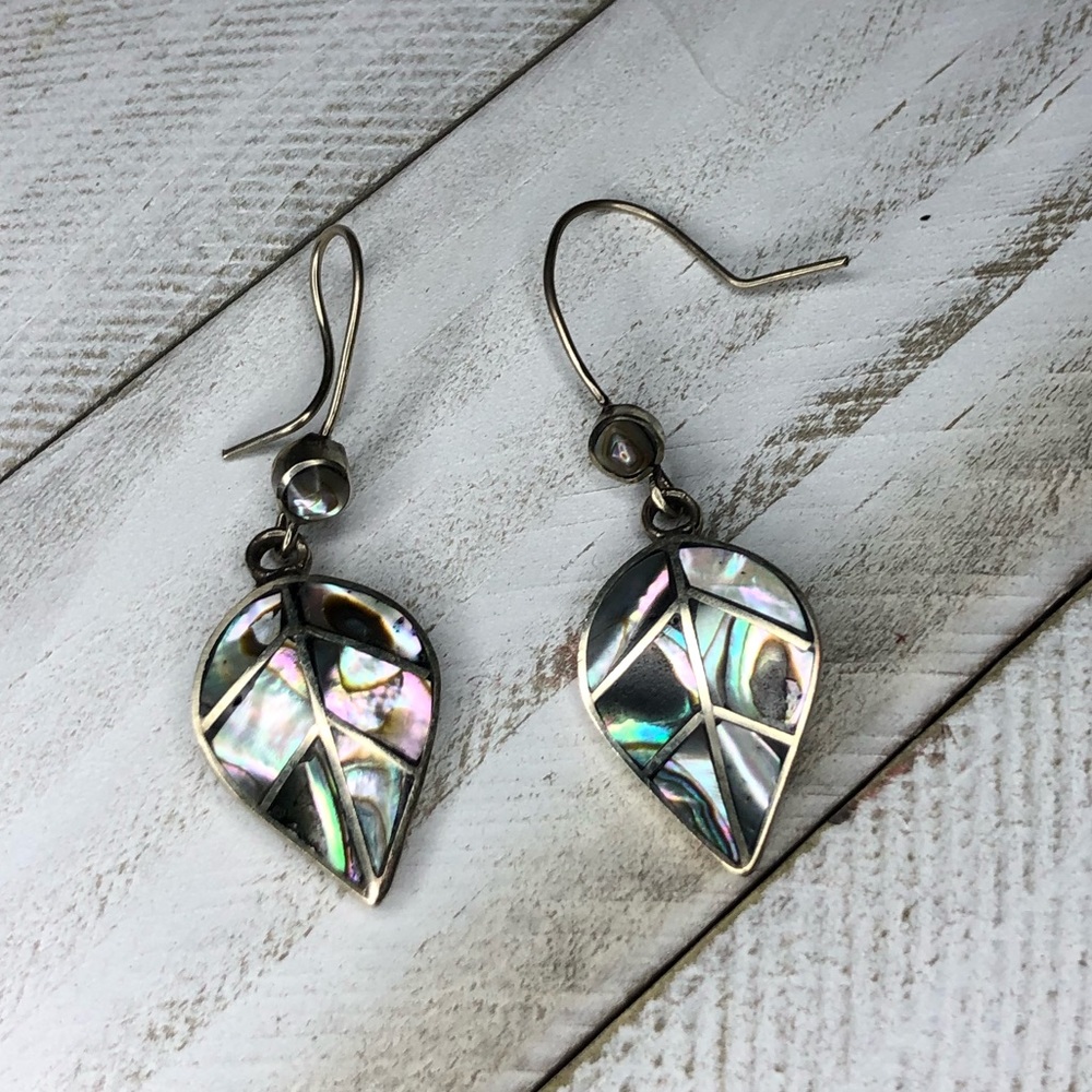 Authentic Peruvian Coca Leaf Earrings - image 4